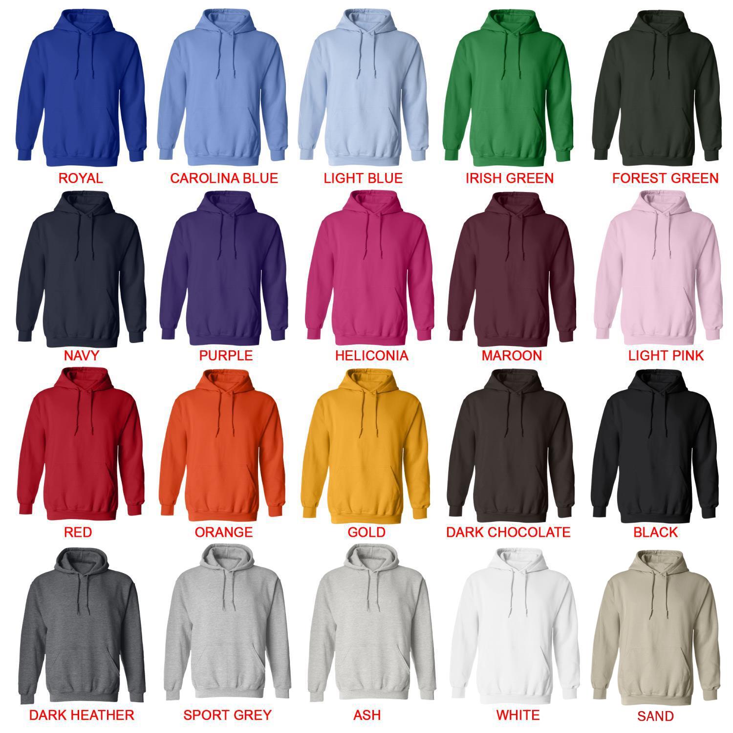 hoodie color chart - Call Of The Night Store