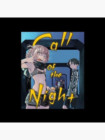 Alternative view of Call Of The Night Manga Poster Tapestry