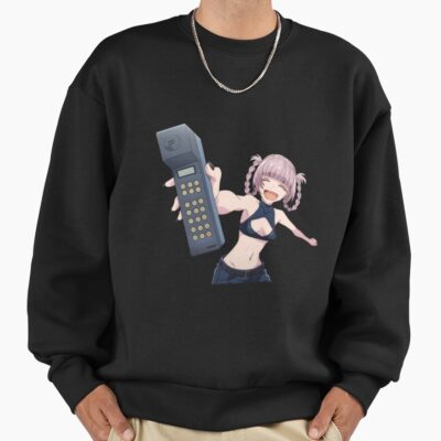 Alternative view of Nazuna With Phone Call Of The Night Sweatshirt