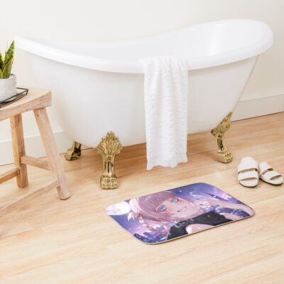 Alternative view of Nazuna Call Of The Night With Moonlight Bath Mat