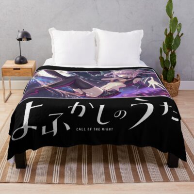 Beautiful Nazuna Call Of The Night Throw Blanket