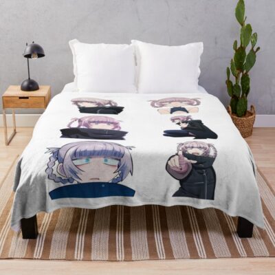 Call Of The Night Nazuna Pack Throw Blanket