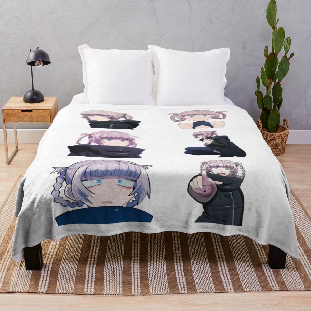 Call Of The Night Nazuna Pack Throw Blanket