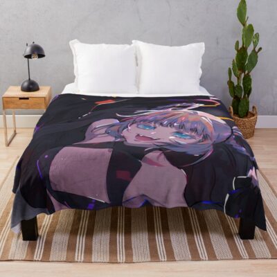 Call Of The Night Anime Nazuna Charm Throw Blanket