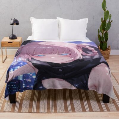 Nazuna Call Of The Night Moonlight Throw Blanket
