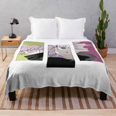 Call Of The Night Nazuna Throw Blanket