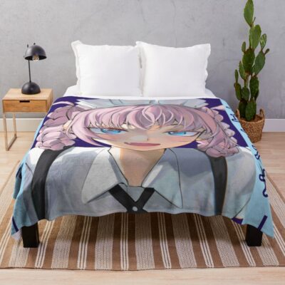 Maid Nazuna Call Of The Night Throw Blanket