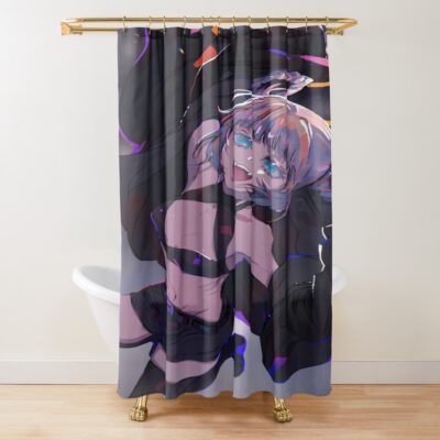 Call Of The Night Nazuna Dark Style Shower Curtain