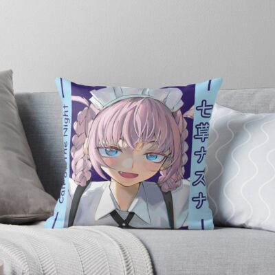 Maid Nazuna Call Of The Night Throw Pillow
